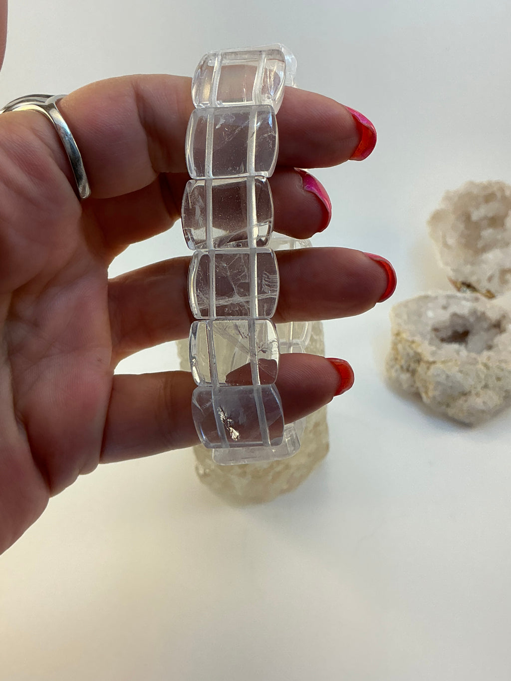 High Quality Clear Quartz Bangle Bracelet/ Clear Quartz Jewelry