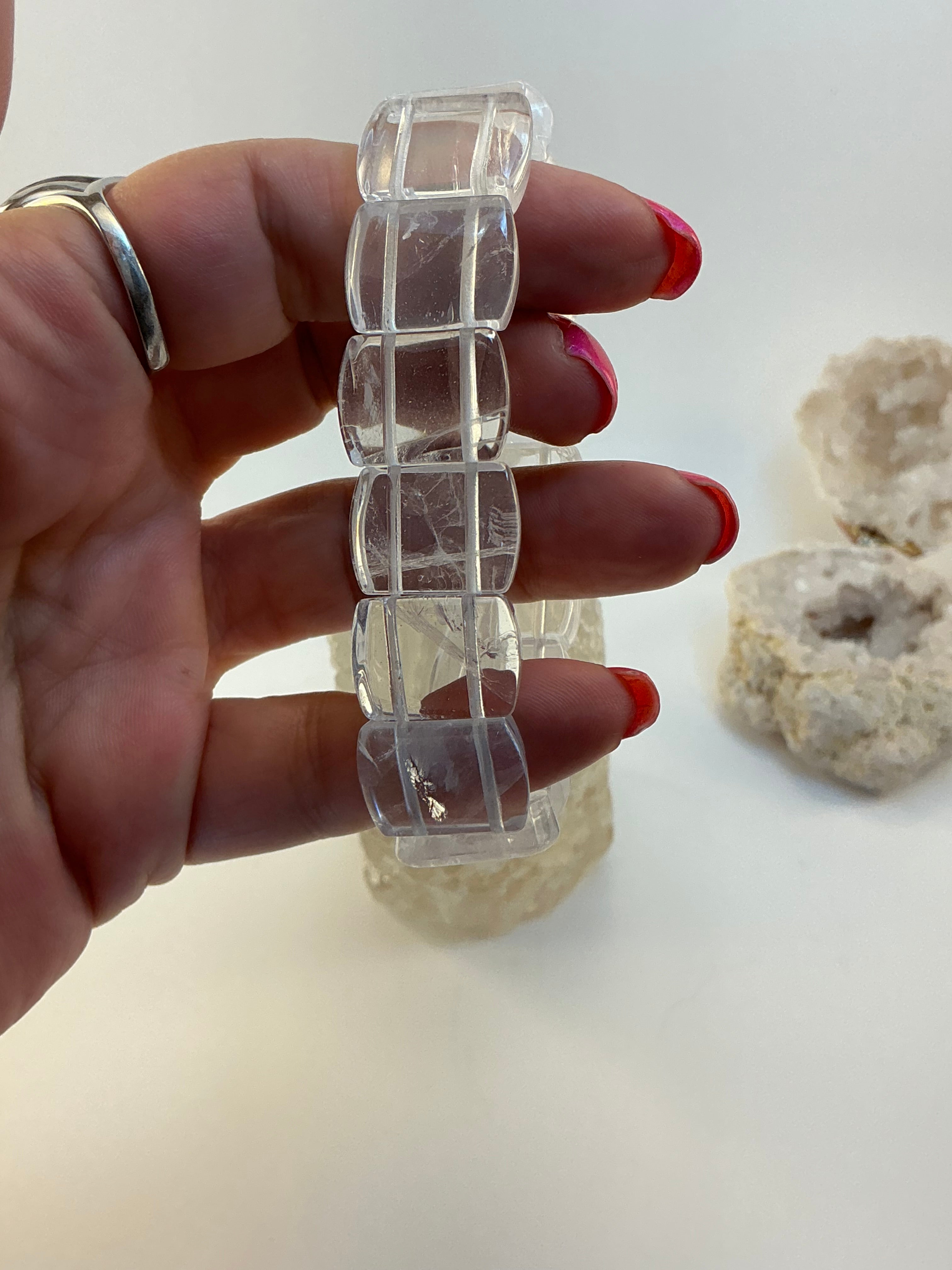 High Quality Clear Quartz Bangle Bracelet/ Clear Quartz Jewelry