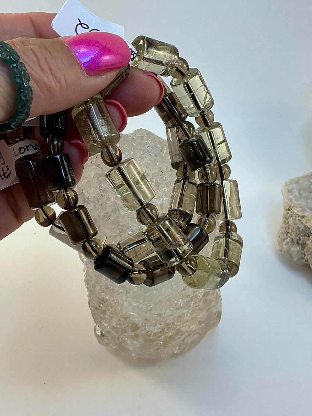 Smokey Quartz Gemstone Bracelet/ Smoky Quartz Gemstone Jewelry