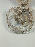 Herkimer Diamond Bracelet/ Petroleum Quartz