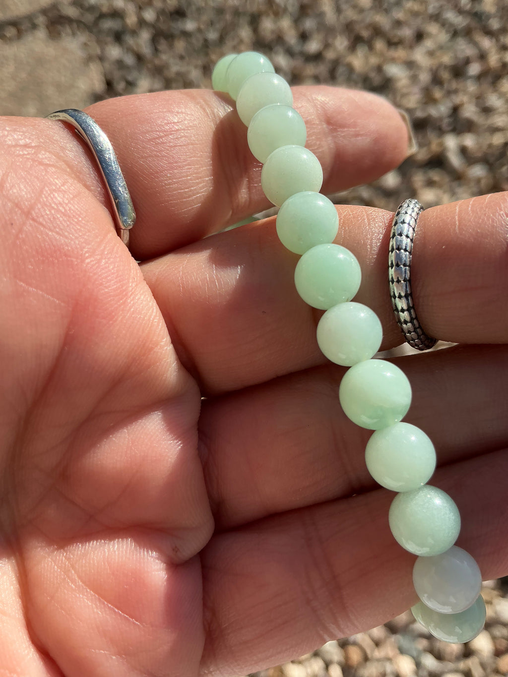 Chrysophrase Bracelet/ Gemstone Jewelry