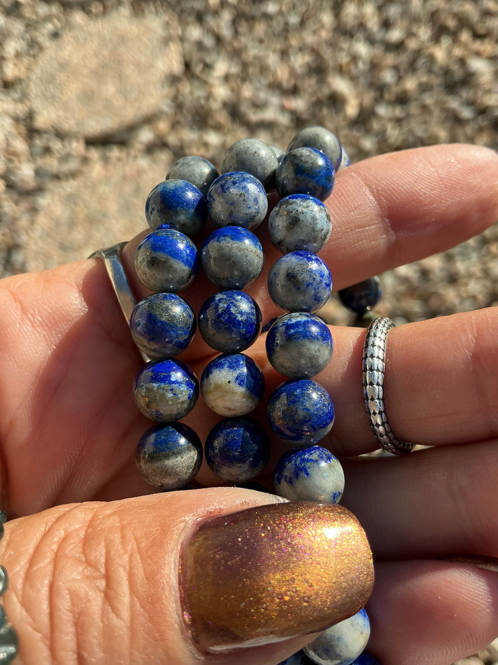 Lapis Lazuli Bracelet/ Lapis Lazuli Jewelry