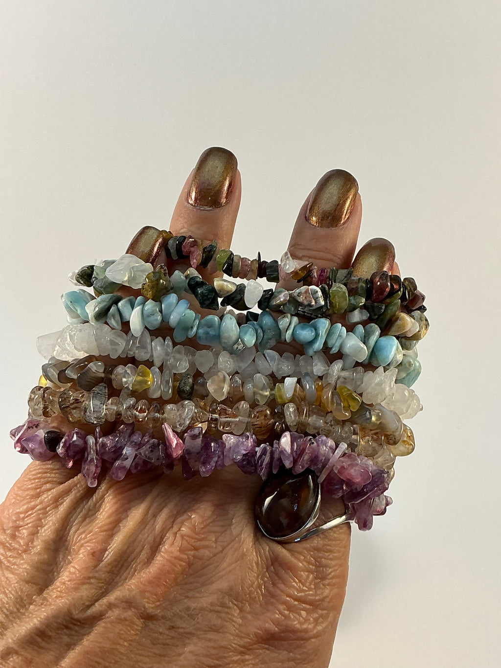 Gemstone Chip Bracelet