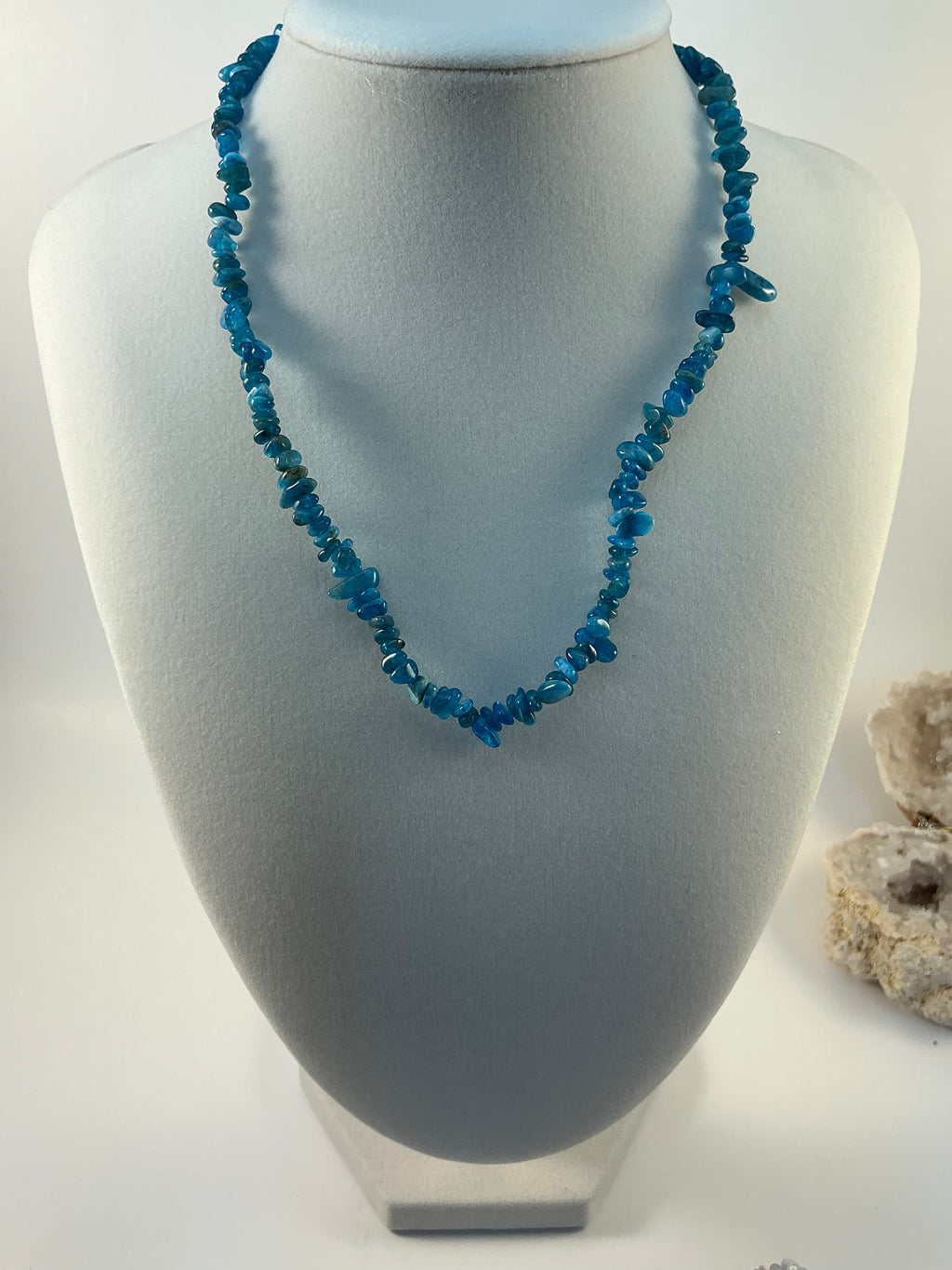 Gemstone Chip Choker Necklace/ Icy Apatite, Aquamarine, Mookaite, Rutile, Labradorite, Super Seven, Arusha Sunstone, Apatite or Botswana Choker Chip Style