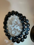 Devil Aquamarine 10mm Bracelet – Stone of Clarity & Strength – 7.5 Inch