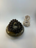 Tektite Cintamani Stone Beaded Bracelet – Rare Meteorite Gemstone Jewelry Rare Cintamani Stone Tektite Bracelet – Natural Cosmic Beaded Jewelry