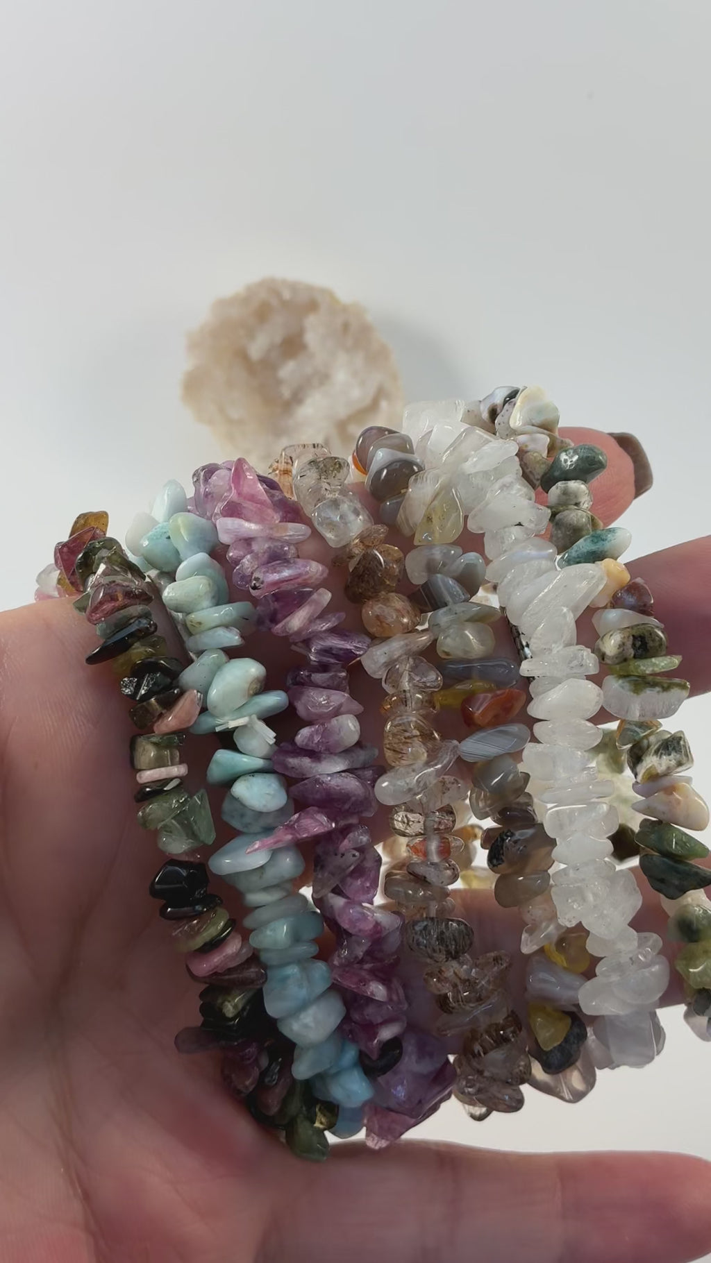 Gemstone Chip Bracelet