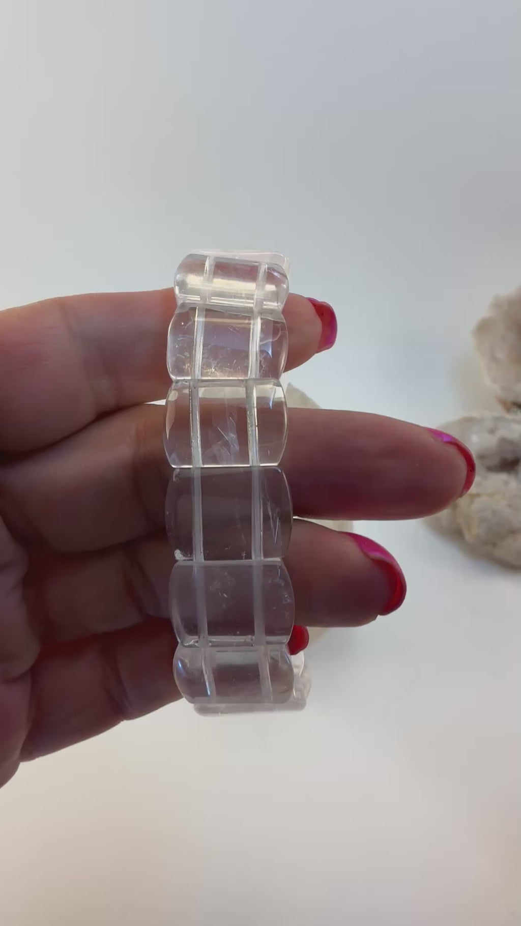 High Quality Clear Quartz Bangle Bracelet/ Clear Quartz Jewelry